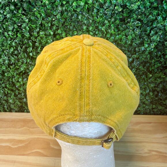 Bee Kind Friendly Positive Vibes Yellow Hat Adjustable Strap One Size OSFA - Picture 3 of 7